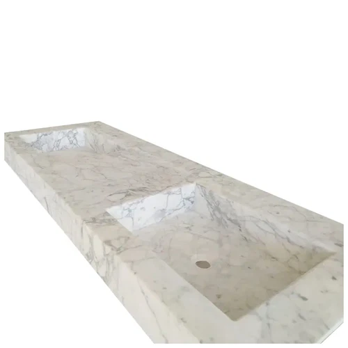 Statuario Marble Integrated Marble Basin Statuario Marble Integrated Marble Basin