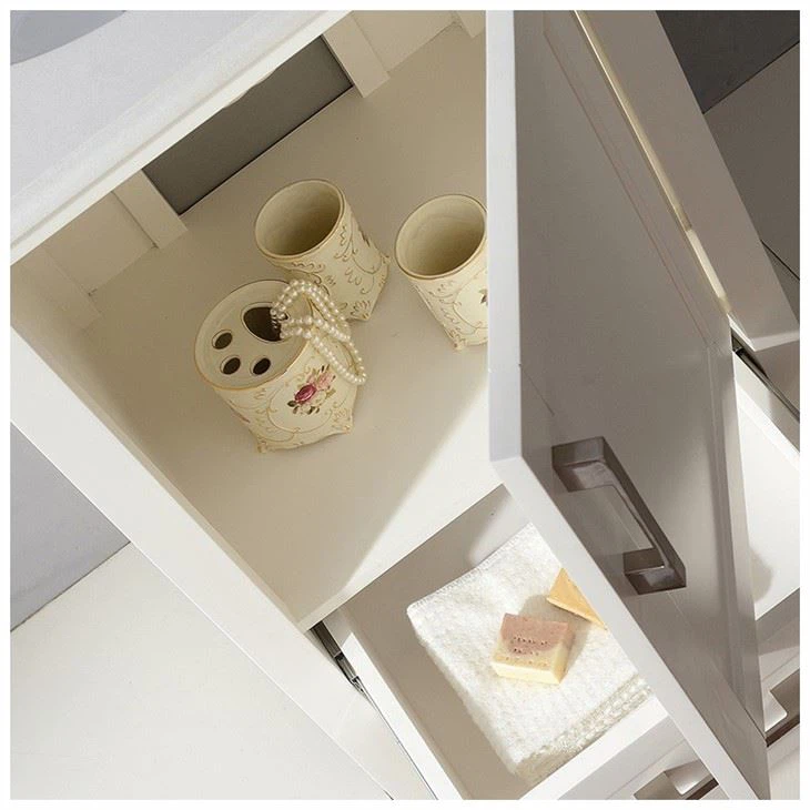 White Freestanding Vanity Cabinet Unit
