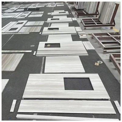 Driftwood Marble Bathroom Vanity Tops