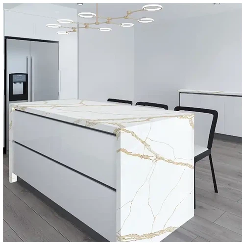 Calacatta Gold Quartz Kitchen Countertops Designs KA UNITED STONE Calacatta Gold Quartz Kitchen Countertops Designs KA UNITED STONE