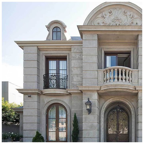 Jura Beige Limestone For Villa Exterior Wall Projects-KA UNITED Jura Beige Limestone For Villa Exterior Wall Projects-KA UNITED